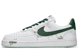 Кроссовки Nike Court Borough Skateboarding Shoes Men Low-top White/green, зеленый dh2987-110(team202-野苔) | white/green
