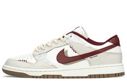 Кроссовки Nike Dunk Skateboarding Shoes Men Low-top Beige/Red, красный fb7160-161(teama-国风) | red/beige