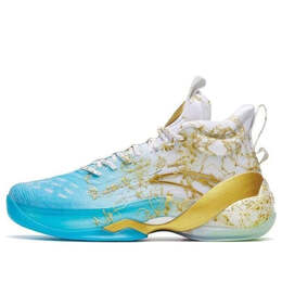 Кроссовки клэй томпсон 7 про Anta, белый 112231101s-1 | white/gold/blue