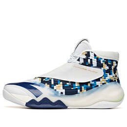 Кроссовки клэй томпсон 6 Anta, белый 112041101-12 | white/black/blue