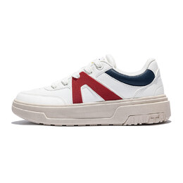 Кроссовки Anta Life Collection Skateboarding Shoes Men Low-top Ivory White/Deep Navy Blue/Dust Red, красный 112438003u-5 | ivory white/deep navy blue/dust red