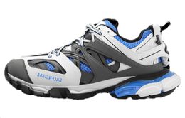 Кроссовки Balenciaga, черный / белый / синий 542023w3ac41249 | black/white