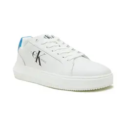 Кожаные кроссовки на массивной подошве монолог Calvin Klein, белый cj242m000056b660040 | bianco