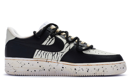 Кроссовки для скейтбординга Air Force 1 мужские низкие черные/коричневые Nike cw2288-111(team80-男款幽影交织2米白黑)