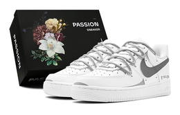 Мужские кроссовки для скейтбординга Nike Air Force 1, Gray cw2288-111(teams-函数涂鸦男s-box) | gray