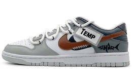 Кроссовки Nike Dunk Skateboarding Shoes Men Low-top Grey/white/brown, коричневый dv0831-101(team131-鲨鱼游戏棕s2) | dark brown