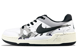 Кроссовки Nike Full Force Skateboarding Shoes Men Low-top White, белый fb1362-101(team40-男款中式泼墨黑白) | white