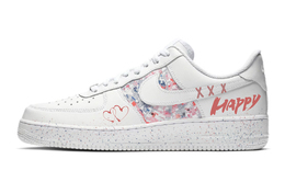 Кроссовки Nike Air Force 1 Skateboard Shoes Men Low-Top White Pink, белый cw2288-111(team10-happy永痕) | white