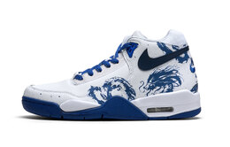 Мужские баскетбольные кроссовки Nike Flight Legacy Vintage, Blue bq4212-103(team196-男款龙腾四海) | blue