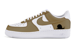 Кроссовки Nike Air Force 1 Skateboarding Shoes Men Low-top Brown, коричневый cw2288-111(team5-男款蜗牛) | dark brown