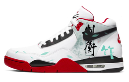 Кроссовки Nike Flight Legacy Vintage Basketball Shoes Men High-top White/red, красный bq4212-100(team10-青竹琼枝) | red