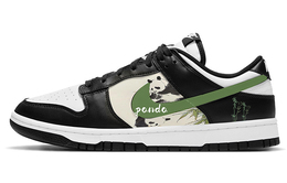 Кроссовки Nike Dunk Skateboard Shoes Men Low-Top White Black, черный dd1391-100(team10-竹园熊猫) | black