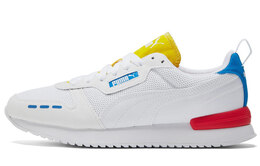 Кроссовки Puma R78 Life Unisex, белый/желтый/красный 373117-39