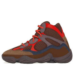 Кроссовки 500 высокие Adidas Yeezy, коричневый gw2874 | brown/orange