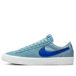 Кроссовки zoom blazer low pro gt sb Nike, синий dc7695-402 | blue/blue