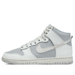 Кроссовки данк высокие Nike, белый dj6189-100 | white/gray
