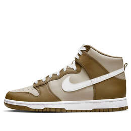 Кроссовки данк высокие Nike, белый dj6189-201 | white/brown