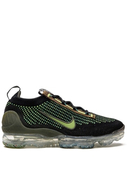 Кроссовки Nike Air VaporMax 2021 FK, черный/зеленый dq7640 | черный