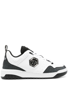 Philipp Plein кроссовки с аппликацией логотипа, белый padsmsc3959ple005n | белый