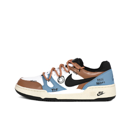 Кроссовки Nike Full Force Skateboarding Shoes Men Low-top Blue, синий fb1362-101（team419-飞驰） | blue
