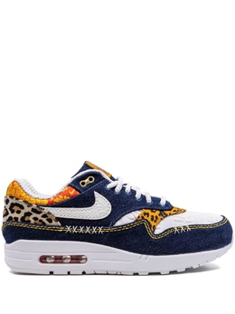 Nike кроссовки Air Max 1 PRM Denim Leopard, синий fj4452 | синий