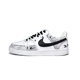 Кроссовки Nike Court Vision 1 Skateboarding Shoes Men Low-top Gray, светло-серый dh2987-110（team309-梦幻泡影2.0qd） | light gray