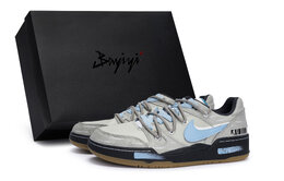 Мужские кроссовки для скейтбординга Full Force Low-Top Blue Nike hj7262-100(team80男款云淡秋空蓝s-box) | black blue