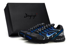 Кроссовки Air Max Torch 4 мужские низкие синий Nike 343846-002(team80-男款光电蓝s-box) | black blue