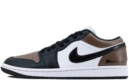 Баскетбольные кроссовки Air 1 Vintage Men Low-Top Black/Brown Jordan 553558-131（team97-字母黑棕脚趾） | black brown toes