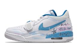 Баскетбольные кроссовки Legacy 312 Vintage Men Low-Top Jordan, белый/синий hj3480-140(team28-海洋之星) | sea salt blue