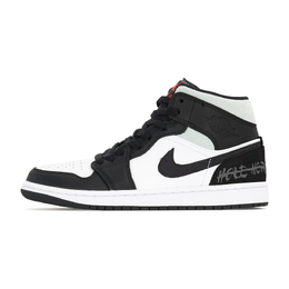 Баскетбольные кроссовки Air 1 Vintage Men Mid-Top Black/White Jordan 852542-100(team210-星河迷踪) | white