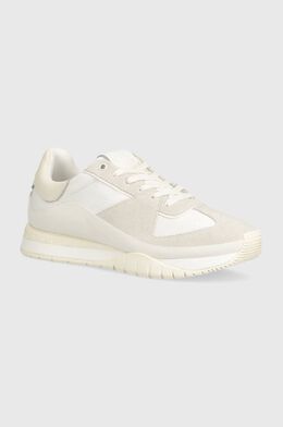 Кроссовки Calvin Klein LOW TOP LACE UP MIX, белый ppyh-obm1b8_00x | bianco