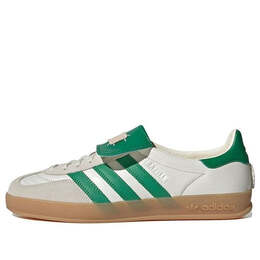 Кроссовки x foot industry gazelle для помещений Adidas, белый id3518 | off white/green