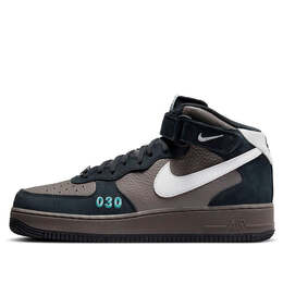 Кроссовки air force 1 mid nh 2 Nike, коричневый dr0296-200 | brown/blue