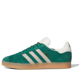 Кроссовки газель Adidas, зеленый if7154 | collegiate green/wonder beige/gold metallic