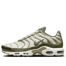 Кроссовки air max plus Nike, зеленый fb9722-002 | olive green/beige/white
