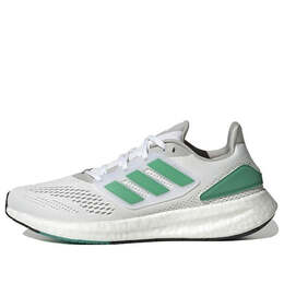 Кроссовки pureboost 22 обувь Adidas, белый hq8588 | cloud white / court green / core black