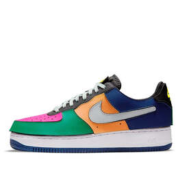 Кроссовки Air Force 1 1 Nike, черный db2576-001 | black/pink/green/blue/orange/white