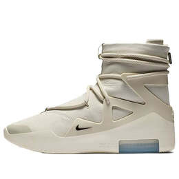 Кроссовки Nike Air Fear of God 1 Vintage Basketball Unisex, белый ar4237-002 | light bone/black