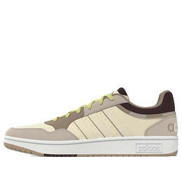 Кроссовки neo hoops 3.0 Adidas, желтый h03738 | light yellow/light brown/black/dark brown