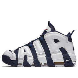 Кроссовки более динамичные Nike, белый 414962-104 | white/mid navy-mtllc gold-srt red
