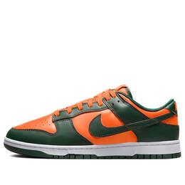 Кроссовки данк лоу Nike, зеленый dd1391-300 | gorge green/gorge green-orange-white