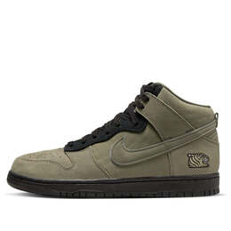 Кроссовки x soulgoods dunk high sp Nike, зеленый dr1415-200 | olive green