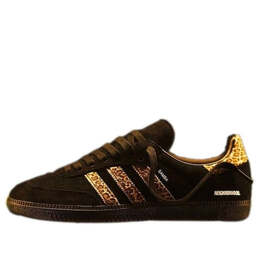 Кроссовки x конец. x районная самба Adidas, черный gx5005 | core black/leopard/core black