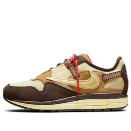 Кроссовки x travis scott air max 1 Nike, коричневый do9392-200 | baroque brown/lemon drop/wheat/chile red