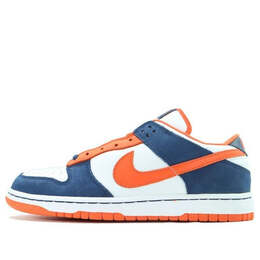 Кроссовки sb dunk low pro Nike, белый 304292-184 | white/blue/orange