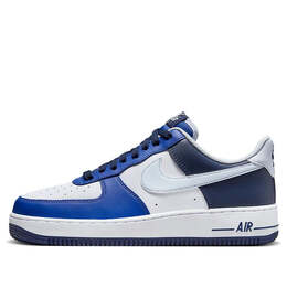 Кроссовки air force 1 низкие Nike, белый fq8825-100 | white/grey/game royal/midnight navy