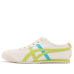 Кроссовки mexico 66 slip on Onitsuka Tiger, бежевый 1183a360-124 | cream/neon lime