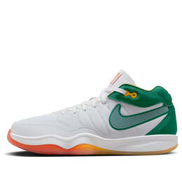 Кроссовки zoom gt hustle 2 Nike, белый dj9405-103 | white/malachite/pure platinum/vintage green