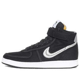 Кроссовки x stussy vandal высокие Nike, черный dx5425-001 | black/silver-white-green